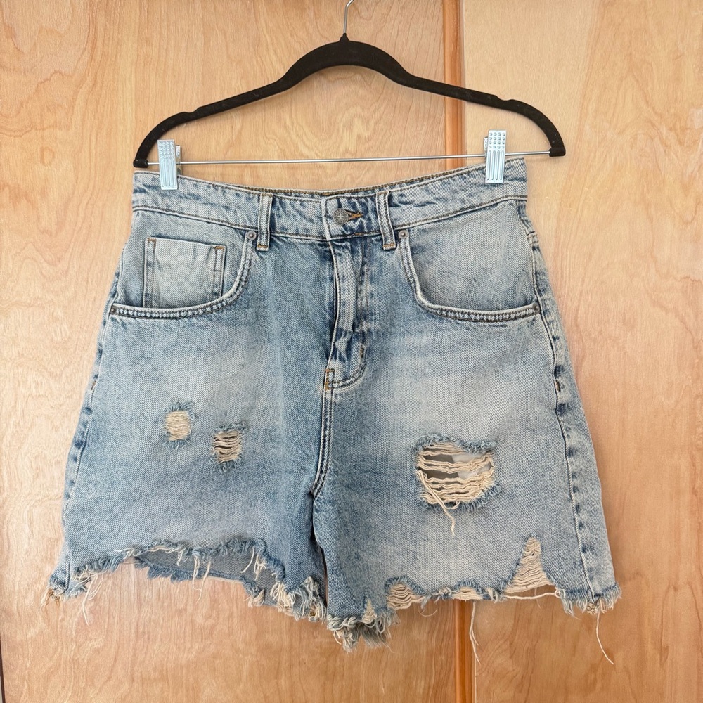 Jaded London Baggy Jean Shorts